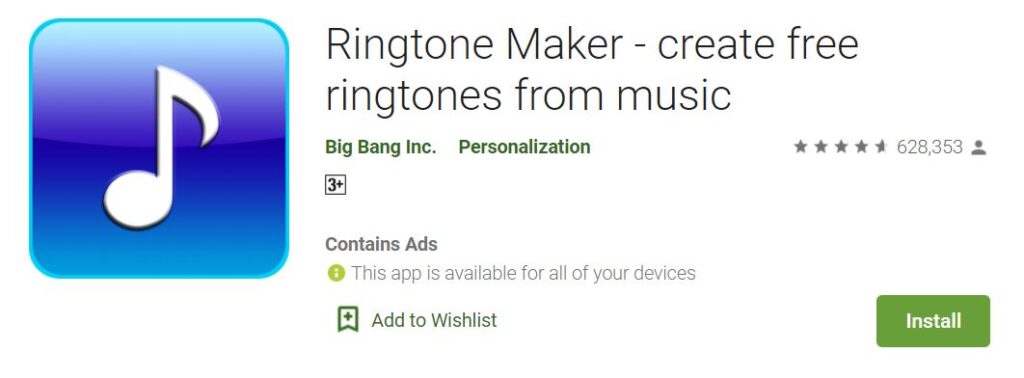 Ringtone Maker, free ringtones, Mp3 Cutter Apps, mp3 cutter online