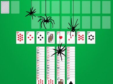 Play Spider Solitaire, set up Spider Solitaire