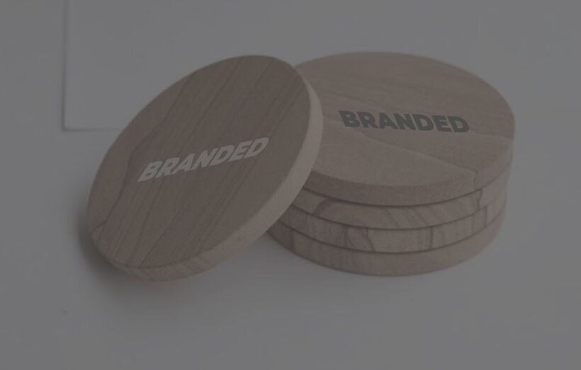 Promotional Materials, Branded coasters