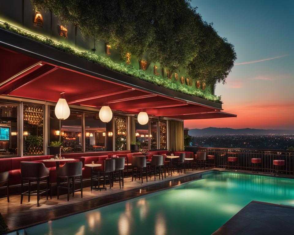 Vintage Hollywood restaurants and West Hollywood rooftop bars