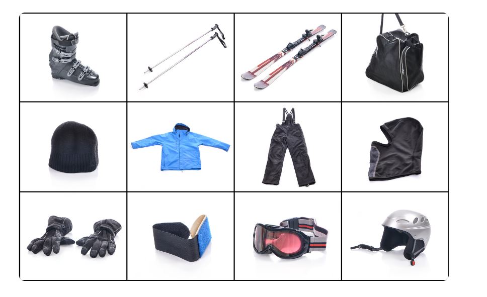 Skiing Gear for Winter